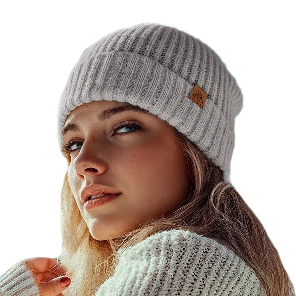 8473 Alpaca Blend Knit hat, 'Fog Grey Age'